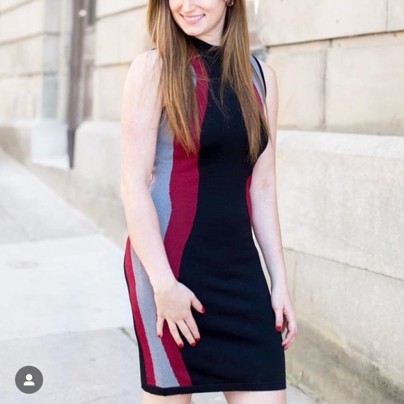 NWT Black Swan Bodycon Dress - Picture 1 of 4